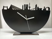 Rotterdam Skyline Klok - Staand - Zwart