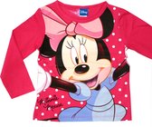 Disney Minnie Mouse Meisjes Longsleeve - Roze - T-shirt met lange mouwen - Maat 128