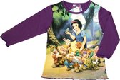Disney Meisjes Longsleeve - Paars - Sneeuwwitje en de Zeven Dwergen - T-shirt met lange mouwen - Maat 86