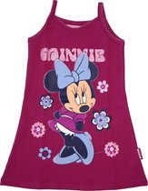 Disney Minnie Mouse Meisjes Jurk - Paars - Zomerjurkje Maat 98