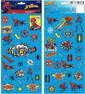 Stickers Marvel's Spiderman "The Amazing Spiderman" +/- 50 stuks