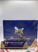 Amazing Honey Real Version - 12 Liquid Sticks - 100% Natuurlijke Erectie-Honing - HALAL - 12 Vloeibare Zakjes - Vip