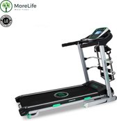 MoreLife Extreme Track Loopband - Loopband Inklapbaar - Loopband Fitness - Loopband Elektrisch - Loopband met LCD scherm - 12 programma’s - 6 snelheden - Massagesysteem - Inclusief