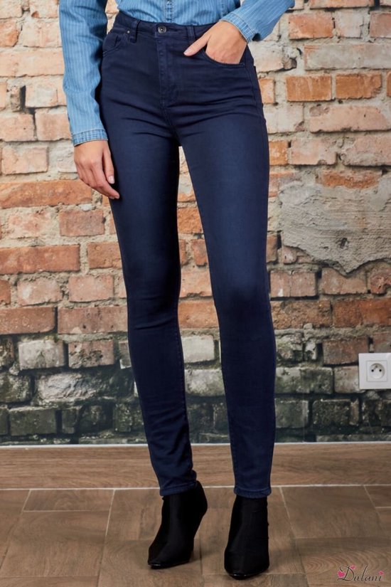 Toxik3 Hoge Taille Skinny Jeans Zwart