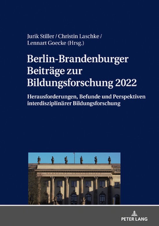 Berlin-Brandenburger Beitraege Zur Bildungsforschung 2022 - cover