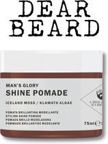 Dear Beard - Man's Glory Shine Pomade - Italiaanse Pomade - Natuurlijk product - 75ml