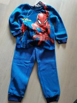 Spiderman pyjama - fleece - lichtblauw - 110 cm - 5 jaar