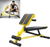 Happygetfit - Hyper Bench, Multi-Workout, Verstelbare Fitness Stoel, Sit-Up Back Extension, Bench Thuis Fitnessapparatuur, Buiktrainer