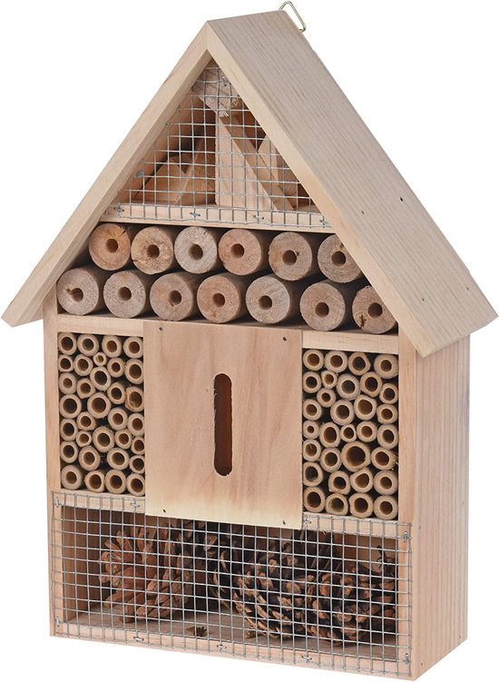 Insectenhotel - Vlinderhuis - Hout - 51 X 35 X 10 Cm