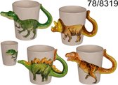 Keramische dinosaurus mok - beker 300 ml