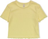 Kids ONLY KMGNELLA S/S O-NECK TOP JRS Meisjes T-shirt - Maat 116