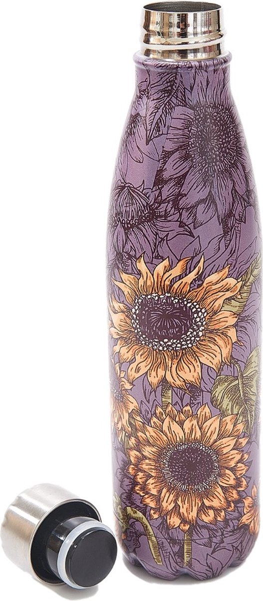 Eco Chic - Thermal Bottle (thermosfles) - T22 - Purple - Sunflower