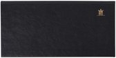 RYAM - ZAKAGENDA -MEMOPLAN 7 - 2022 - WEEK OP 2 PAGINA'S - LIGGEND - ZWART - NAPPA - 17X8CM (HORIZONTAAL)