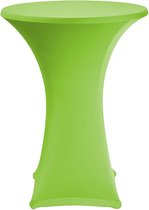 Statafelrok groen - Statafel Tafelrok - Statafelhoes - Stretch – groen - ∅80 x 120 cm – Cocktailparty - Trouwen - Bruiloft