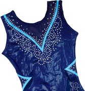 Sparkle&Dream - Turnpakje Gympakje Eva Aqua - ASM | maat 164 - Voor Turnen en Gymnastiek