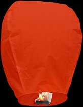 Wensballon geluksballon rood - goed gekeurd biologisch afbreekbaar.
