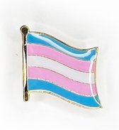 LGBTIQ + Pride Genderqueer Genderneutraal Non-binair Kledingspeld Enamel Emaille Pin Badge Reverse Pin Broche