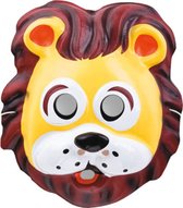 Carnival Toys Verkleedmasker Leeuw Junior 30 Cm Bruin/geel