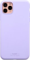 Holdit - iPhone 11 Pro Max, hoesje silicone, lavendel