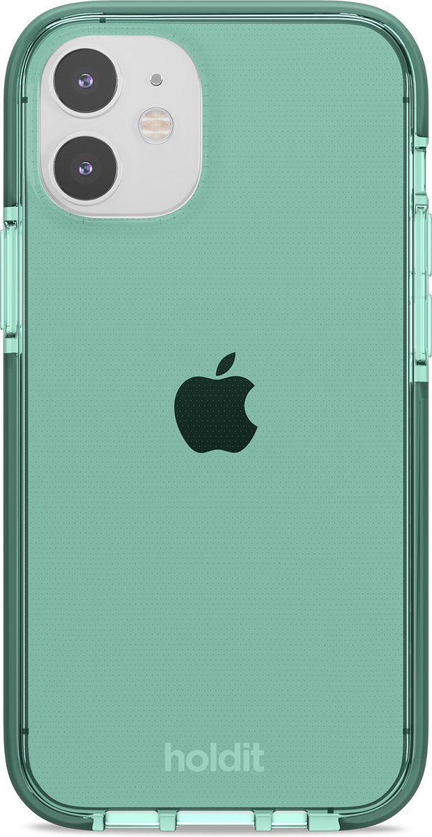 Holdit - iPhone 12 Mini, hoesje Seethru, mos groen