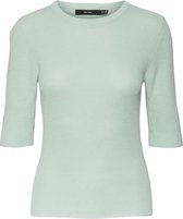 Vero Moda VMNEWLEXSUN 2/4 TIGHT O-NECK BLOUSE GA Dames T-shirt - Maat XL