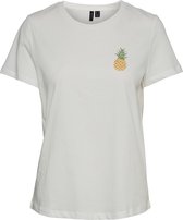 Vero Moda VMNOMIFRANCIS SS TOP BOX JRS Dames T-shirt - Maat S