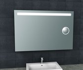 Klea TT Spiegel Met Geintegreerde LED Verlichting En Scheerspiegel 120x80cm