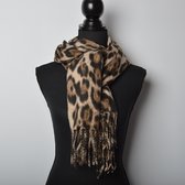 Yoonz - Sjaal Winter - Leopard - Beige