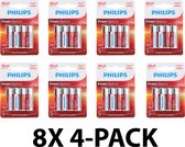 Philips AA Power Batterijen – 1.5V Alkaline - Voordeelverpakking 32 stuks