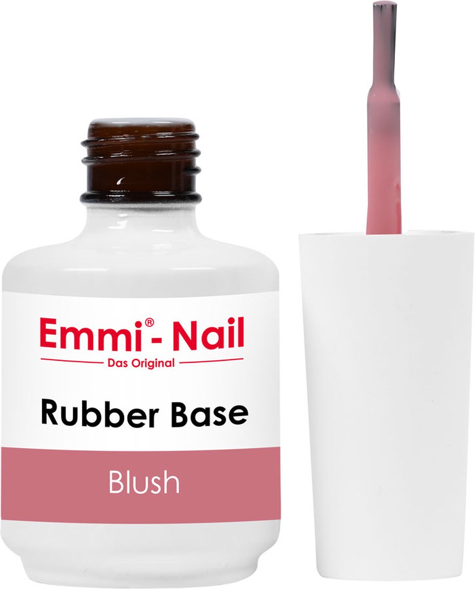 Emmi-Nail Rubber Base Blush, 15 ml, gellak, biab, versteviging