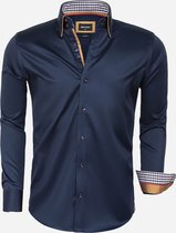 Overhemd Lange Mouw 75428 Roma Navy