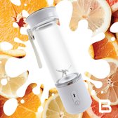 Draagbare Blender by Blenderfy - Kleur Wit  - Portable Blender - Smoothie maker - Shake maker - USB oplaadbaar - Blender on the go - Blender voor onderweg - cocktail maker - Draadloze Blender