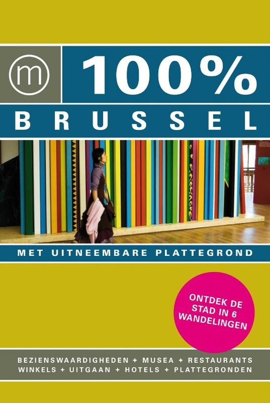 Cover van het boek '100% / Brussel + stadsplattegrond'
