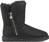 UGG Vrouwen Suède       Enkellaarsjes / Laarzen / Damesschoenen 1112480 - Zwart - Maat 42