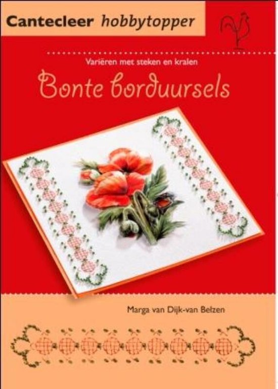 Cover van het boek 'Bonte borduursels - hobbytopper' van M. van Dijk-Van Belzen