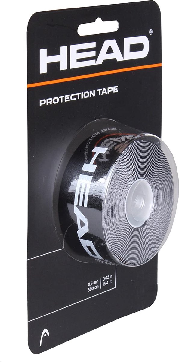 Ruban Protection Cadre Head - 5m Polyuréthane - Pour Raquettes Tennis - Noir Ou Blanc