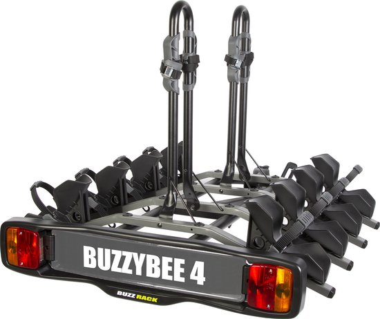 Buzzrack Buzzybee Fietsenrek Voor 4 Fietsen Zwart 4 Bikes | bol