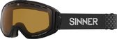 SINNER Mohawk Skibril Unisex - Zwart - Sintec/Trans + lens