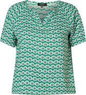 ES&SY - Blouse - Green/Multi-Colour - maat 36