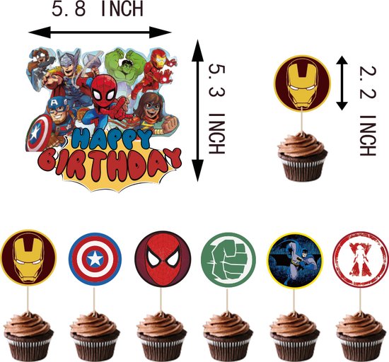 Pinata à tirer Spiderman - Fête soirée enfant thème Super Héros Marvel