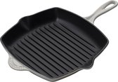 Le Creuset Gietijzeren vierkante grillpan Mist Grey 26cm