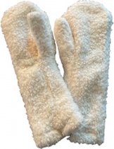 Sarlini | Gevoerde Teddy wanten | Offwhite