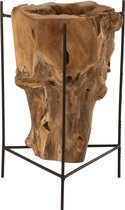 Bijzettafel | hout | naturel | 30x30x (h)45 cm