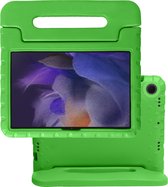 Hoesje Geschikt voor Samsung Galaxy Tab A8 Hoesje Kinderhoes Shockproof Hoes Kids Case - Groen