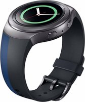 Samsung Gear S2 bandje silicone zwart blauw SM-R720