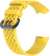 Fitbit Charge 3 bandje sport SMALL  –  geel