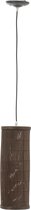 Lamp | riet | bruin | 15x15x (h)42.5 cm