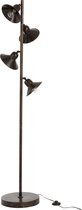 Lamp | metaal | bruin | 32x32x (h)156 cm