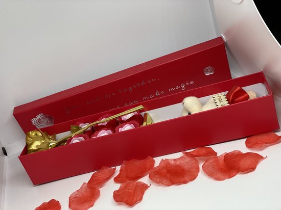 Valentijn geschenkbox - Kerstcadeau - Valentijn cadeau - Cadeau voor haar  -... | bol.com