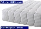 Korter model -  1-Persoons Matras -Polyether SG40 - 20 CM - Zacht ligcomfort - 80x180/20
